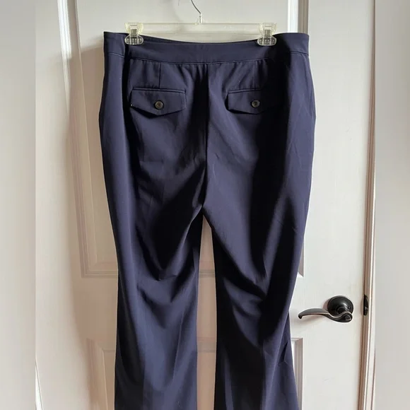 🤩HOST PICK🤩 Roz & Ali Women’s Pants, Navy Blue, Size 14W, EUC - Picture 3 of 5